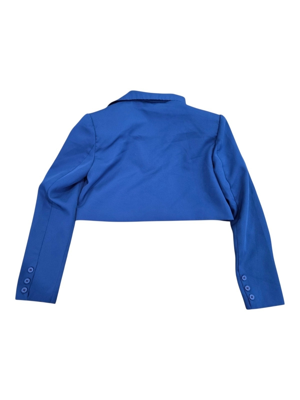 Peppermayo Cropped Cobalt Blue Blazer Jacket - Picture 2 of 3